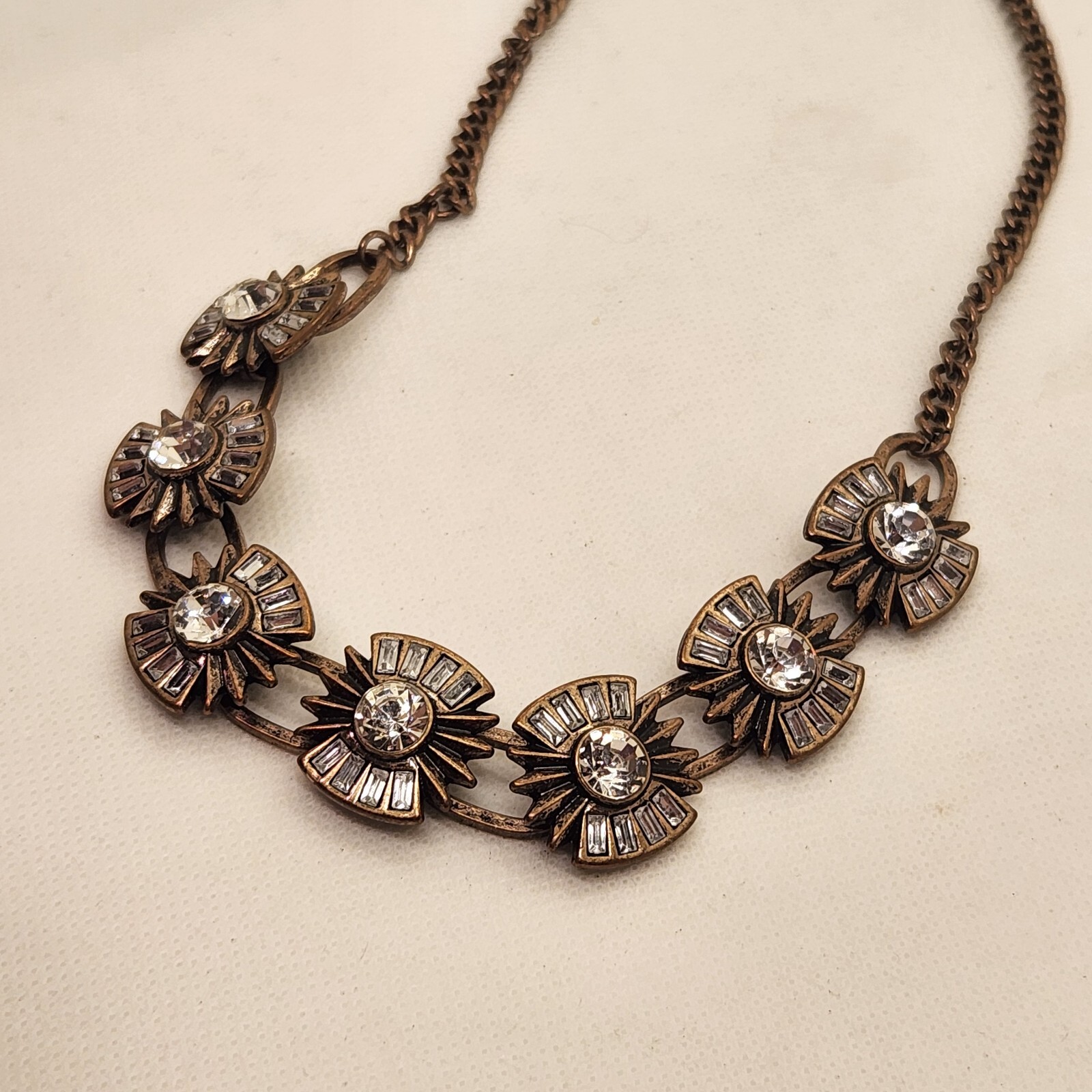 Rhinestone Statement  Bib Adjustable Necklace - image 5