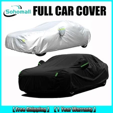 Universal Full Car Cover Outdoor All Weather Sun Dust Snow Frost Rain Proof