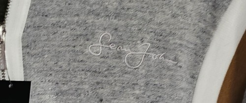 Suéter Sean John Gris Cremallera Completa Grande - Imagen 5 de 6