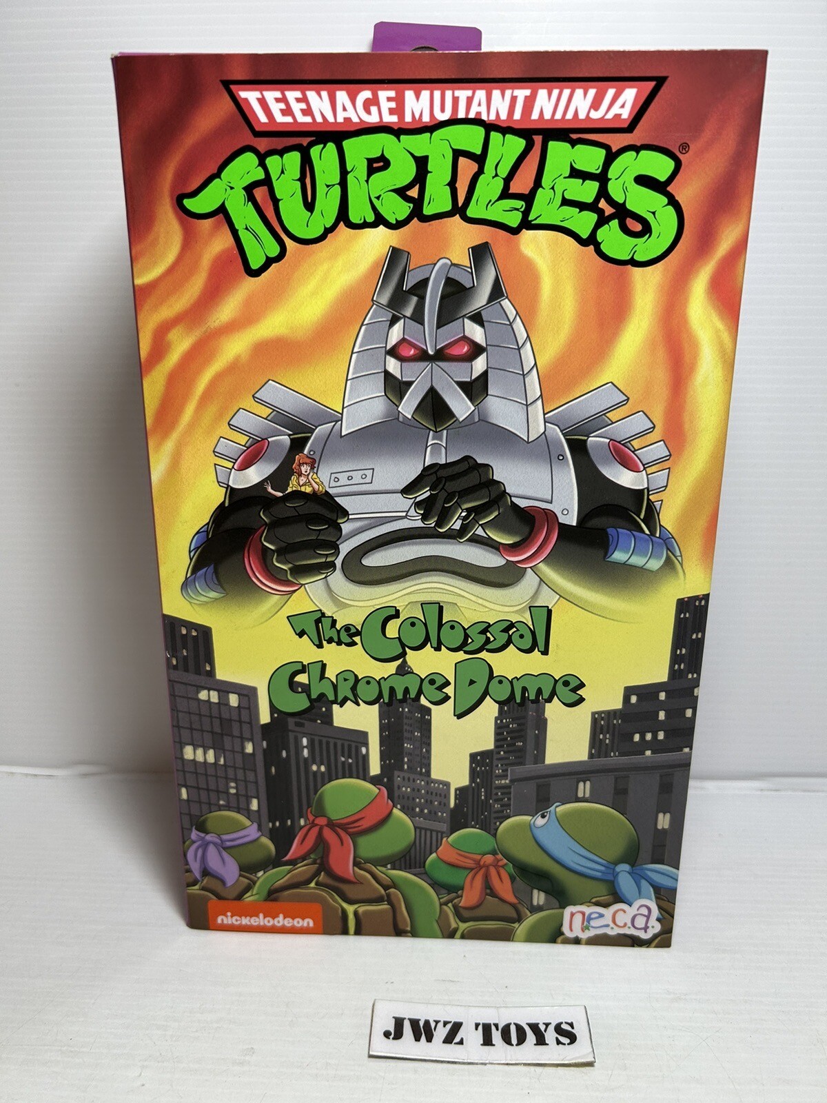 NECA Teenage Mutant Ninja Turtles Cartoon Series - Ultimate Chrome Dome