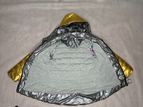 Jacke Kinder Gr. 116 Gold Kapuze Mädchen Mantel - Bild 10 von 15