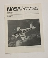 NASA Activities Vintage Booklet November 1981 Vol 12 No. 11