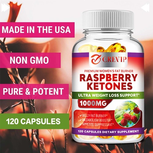 Raspberry Ketones 1000mg - Weight Loss, Appetite Suppressant, Reduce Belly Fat - Bild 5 von 13