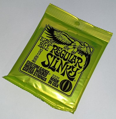 Ernie Ball 2221 Regular Slinky Nickel Wound Electric Guitar Strings 10-46 NEW
