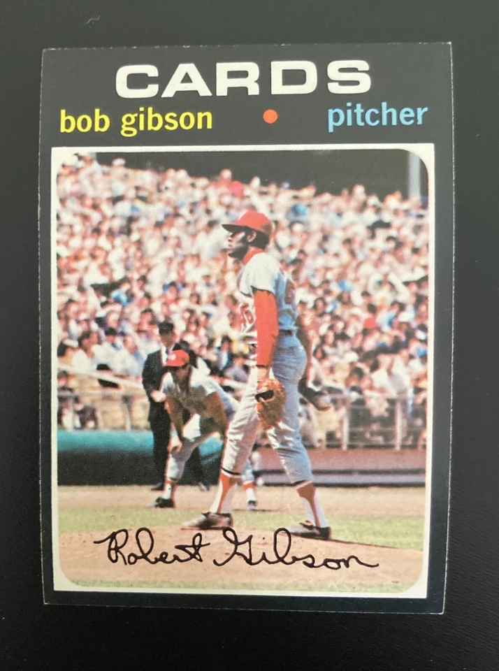 1971 Лот товаров Topps - Боб Гибсон, Брукс Робинсон, Эл Калин и Хуан Марихал - Изображение 2 из 4