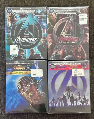 MARVEL MCU DVD&Blu-rayセット 4K スチブ Marvel MCU Steelbook 4K Collection (Please Read!) | eBay