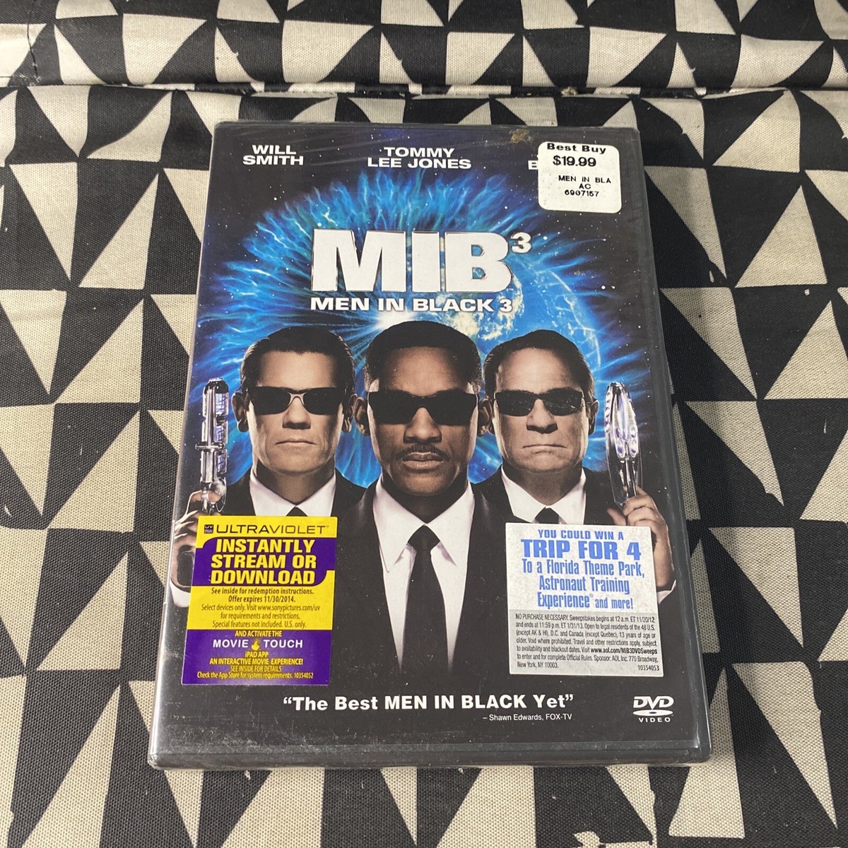 Men in Black 3 DVD 2012 WILL SMITH TOMMY LEE JONES BRAND NEW