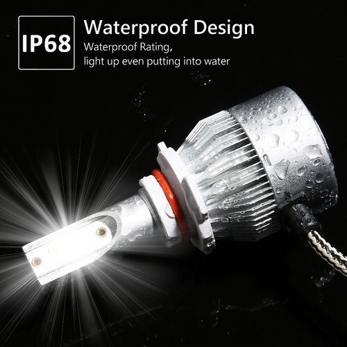 1Pair H1 H4 H7 H11 H13 9008 9005 9006 9012 9007 Car C6 Headlight Led Light Bulbs - Bild 56 von 86