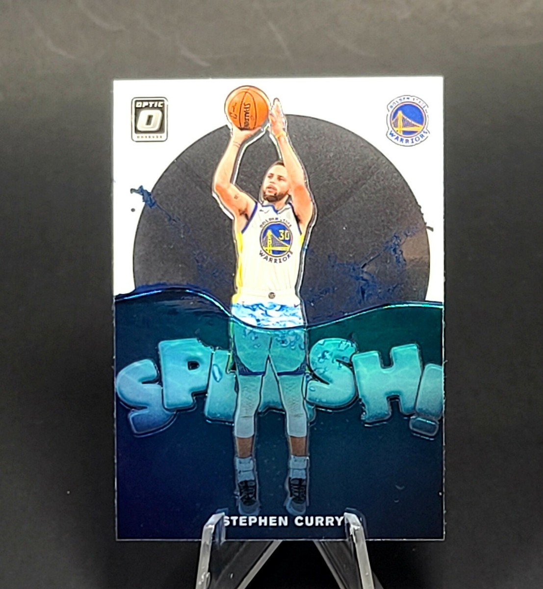 Steph Stephen Curry GOLDEN STATE DONRUSS OPTIC SPLASH INSERT CARD