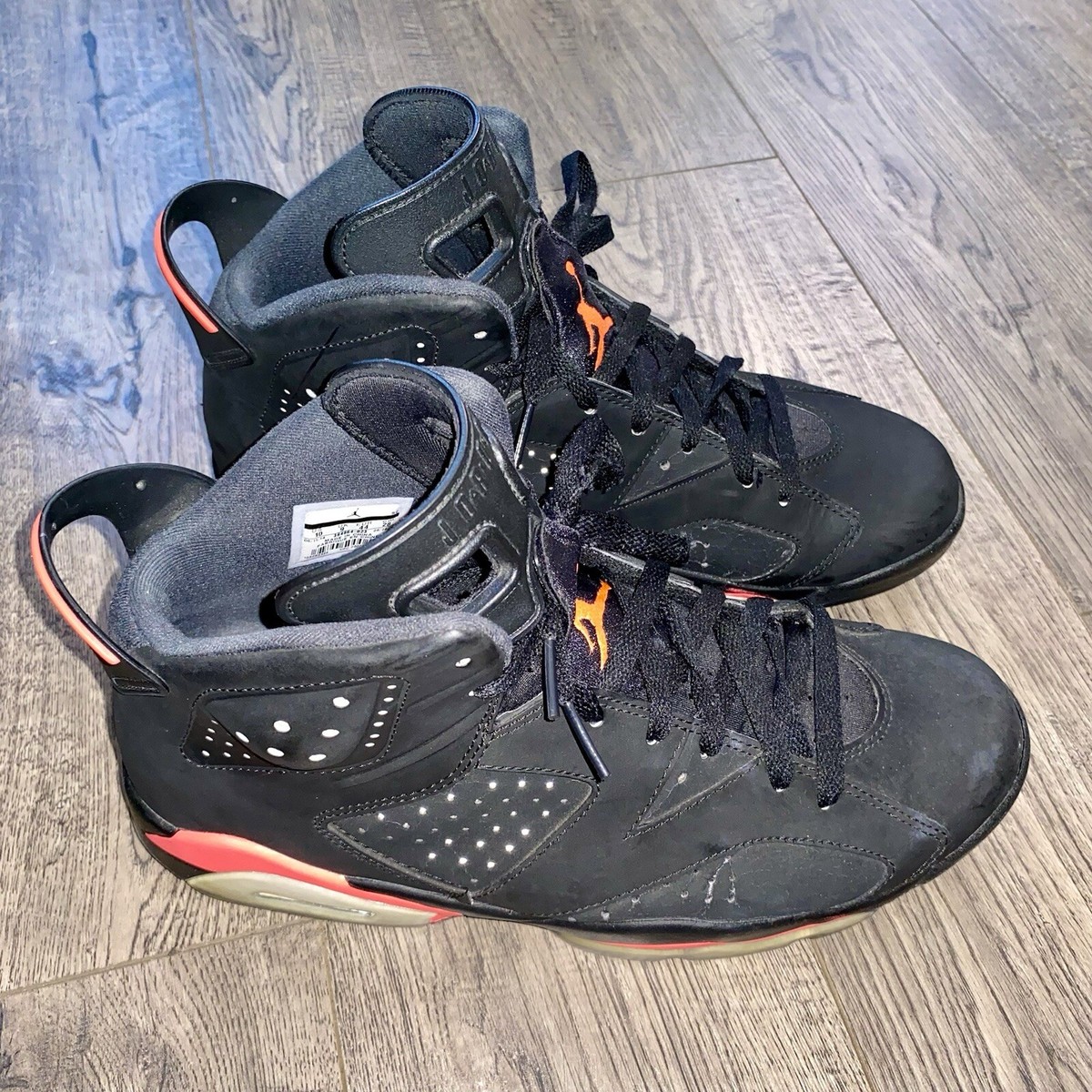 AIR JORDAN 6 RETRO BLACK/INFRARED 2014年 Jordan 6 Retro Infrared Black 2014 for Sale - Authenticity