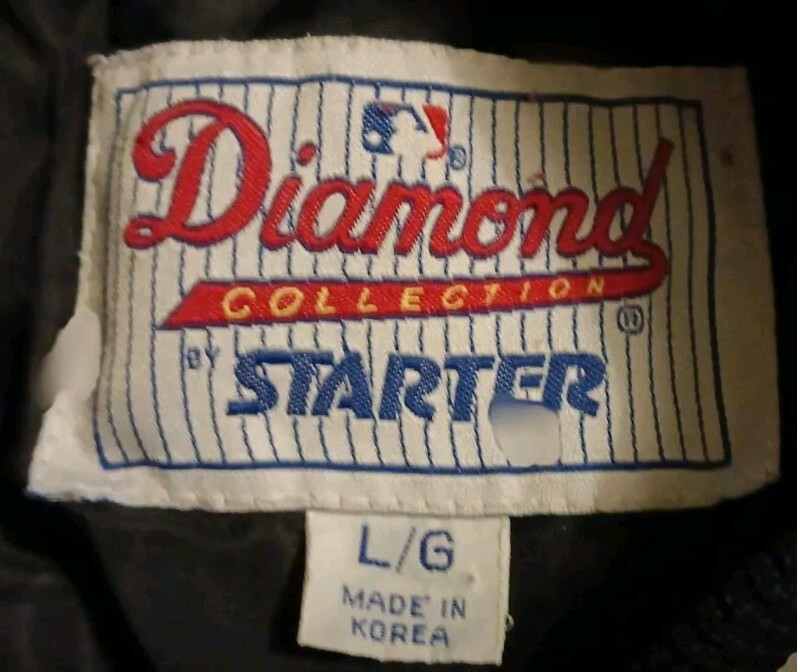 VTG STARTER DIAMOND COLLECTION CHICAGO WHITE SOX BOMBER SATIN