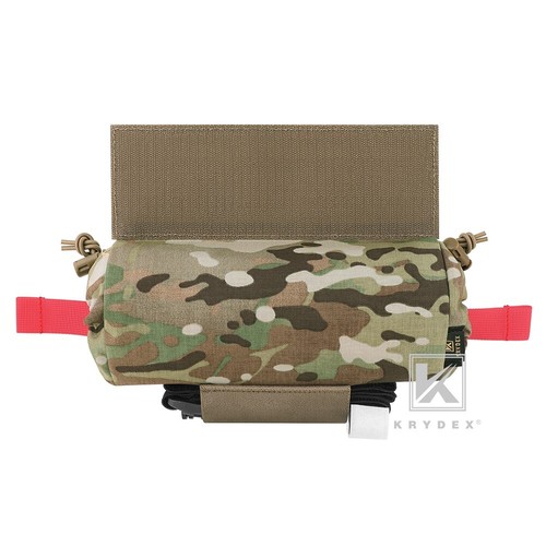 KRYDEX Roll Up IFAK Drop Pouch Med EMT Trauma Pack für Weste Chest Rig MC Camo - Bild 5 von 14