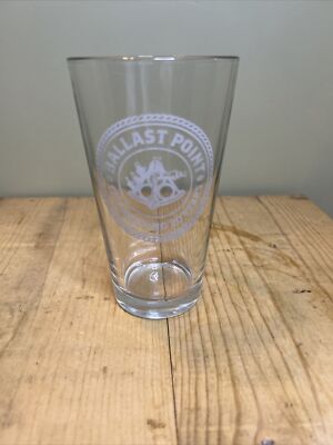 ballast point beer glass dedicated to the craft