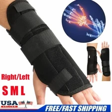 Wrist Hand Brace Support Carpal Tunnel Sprain Arthritis Gym Splint Right / Left