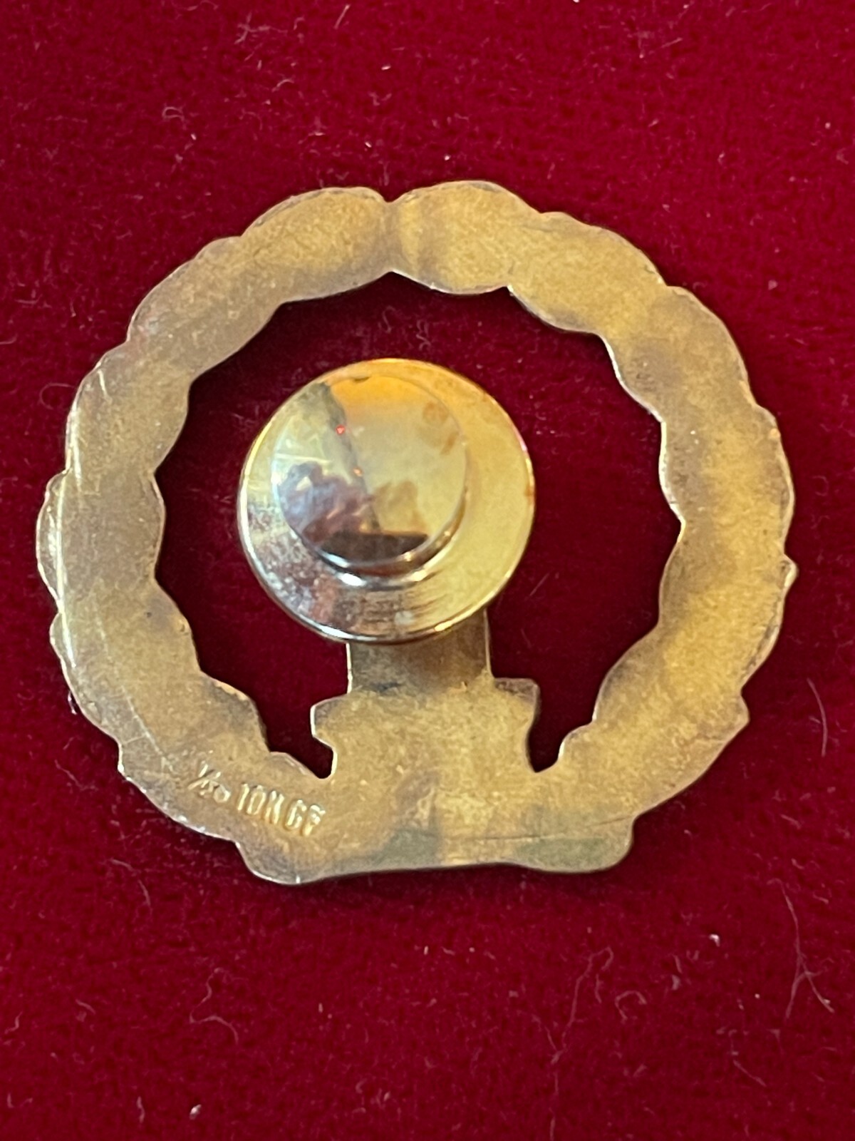 Masonic Broken Column Widow's Wreath Mourning Lapel Pin Masonic 1/20