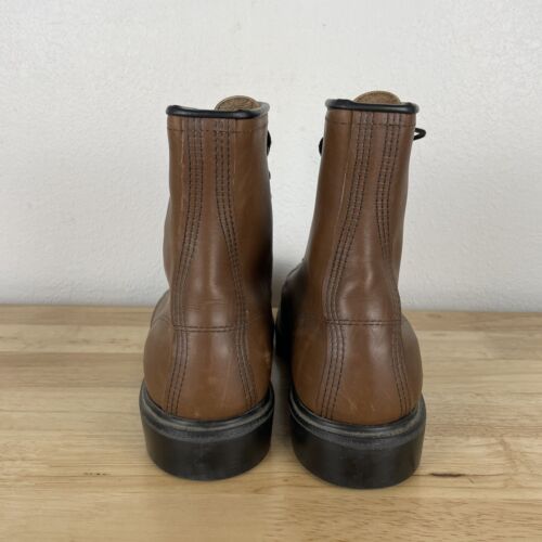 Stivali morbidi vintage Red Wing 953 supersole pelle marrone uomo 7 made in USA INDOSSATI UNA VOLTA! - Foto 5 di 19