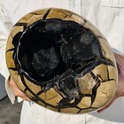 15.4LB Natural Turtle Back Stone Dragon Crystal Cave Crack Gem Healing — photo 7