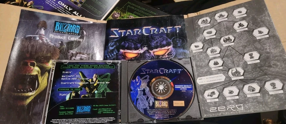 StarCraft PC Game Big Box Blizzard Game of the Year Windows95 - Image 3 of 4