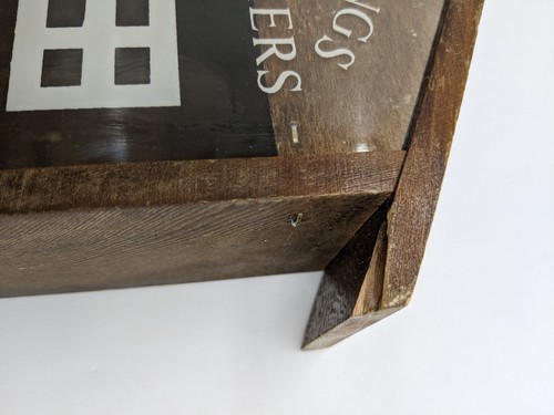 Vintage Wooden House His/ Hers Savings Bank Coin Bank - Picture 4 of 7