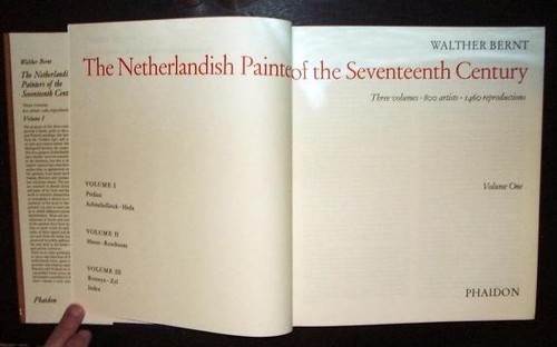 Dutch & Flemish Painters of 17th Cent. 3V Monumental Art Reference Bernt - Picture 3 of 6