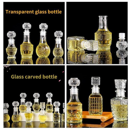 50ml Clear Glass Dispensing Bottle Small Wine Bottle Trial Trial Splitter✨ D3P7 - Picture 7 of 21