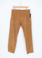 VELVET By Graham & Spencer Mens Juliard Cotton Corduroy Pants Camel M $198 D22