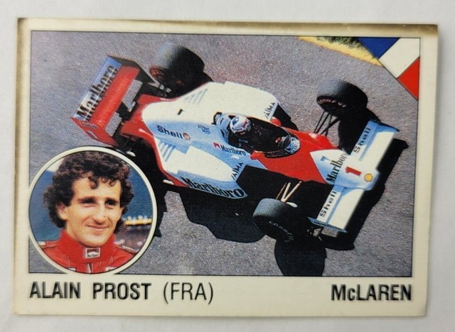 1986 Panini Supersport Stickers Racing #30 Alain Prost (France)