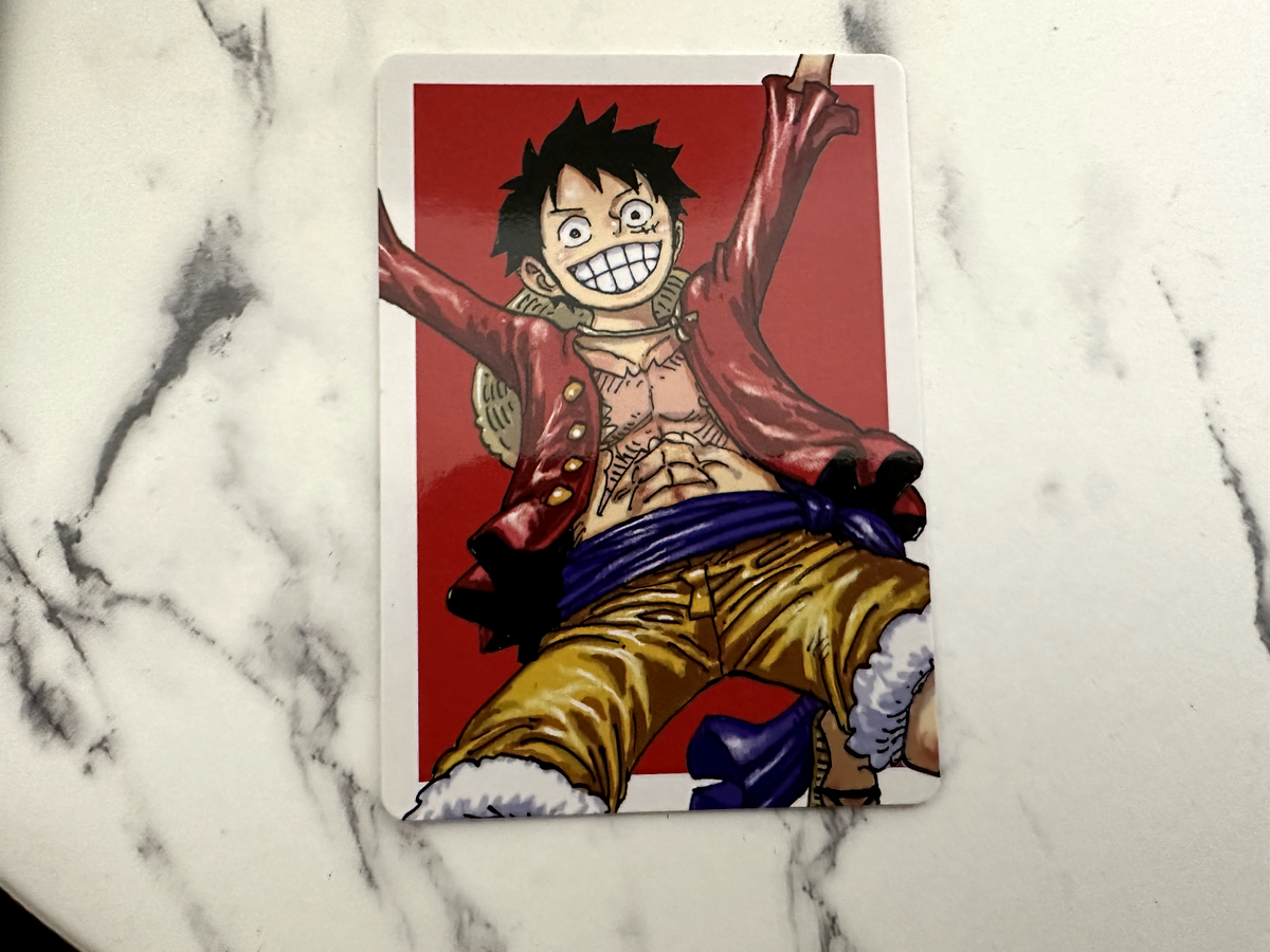 One Piece Film Red by Ado Uta No Uta with Luffy trading Card