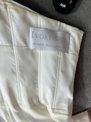 New Ivory And Co Anais (2) Ivory Silk And Tulle Wedding Dress Size 12 RRP £1500 - Picture 15 of 18