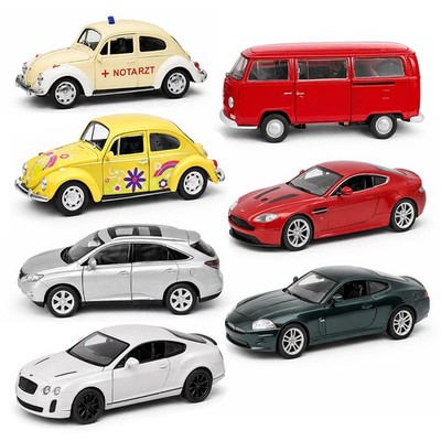 Modellauto Metall Audi Mercedes Spielzeug Autos BMW VW Porsche Welly bunt