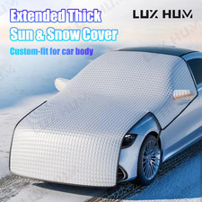 LUXHUM Enlarge Car Snow Cover 7-Layer Winter Windshield Snow Shield Waterproof