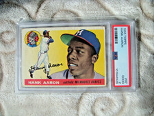 Hank Aaron 1955 Topps baseball #47 vintage graded PSA 2