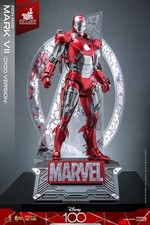 USA Hot Toys Disney 100 Iron Man 1/6 Figure Mark VII 7 (D100 Version) MMS696D54