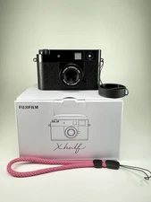 Fujifilm X Half 18MP Digital Camera BLK 10.8mm f/2.8 Lens Shutter Count 500 :)
