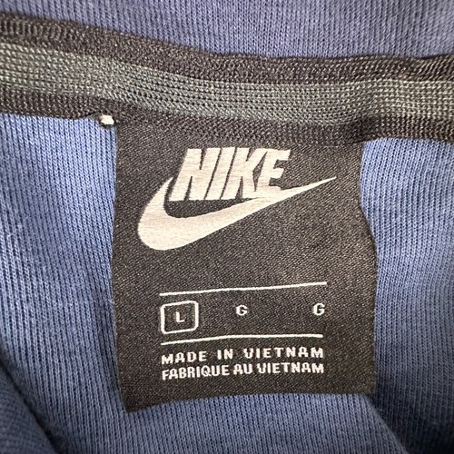 Nike Tech Fleece boys Jacket L Full Zip Hooded two tone blue AR4020-469 - Picture 5 of 15