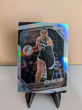 A'Ja Wilson Silver Prizm #76 2025 Panini WNBA Las Vegas Aces MVP
