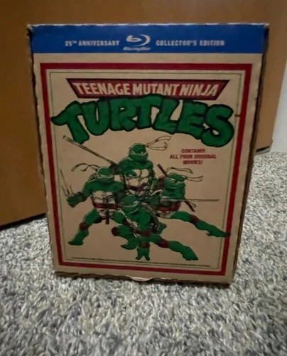teenage mutant ninja turtle pizza box set dvd 1990s
