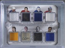 2014-15 ITG Used Fantasy Team 8's Silver 3/25 Mark Messier Jean Beliveau HOF 1m8