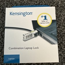 Kensington Combination Laptop Lock 4 Digit Security Cable A1821A Carbon Steel