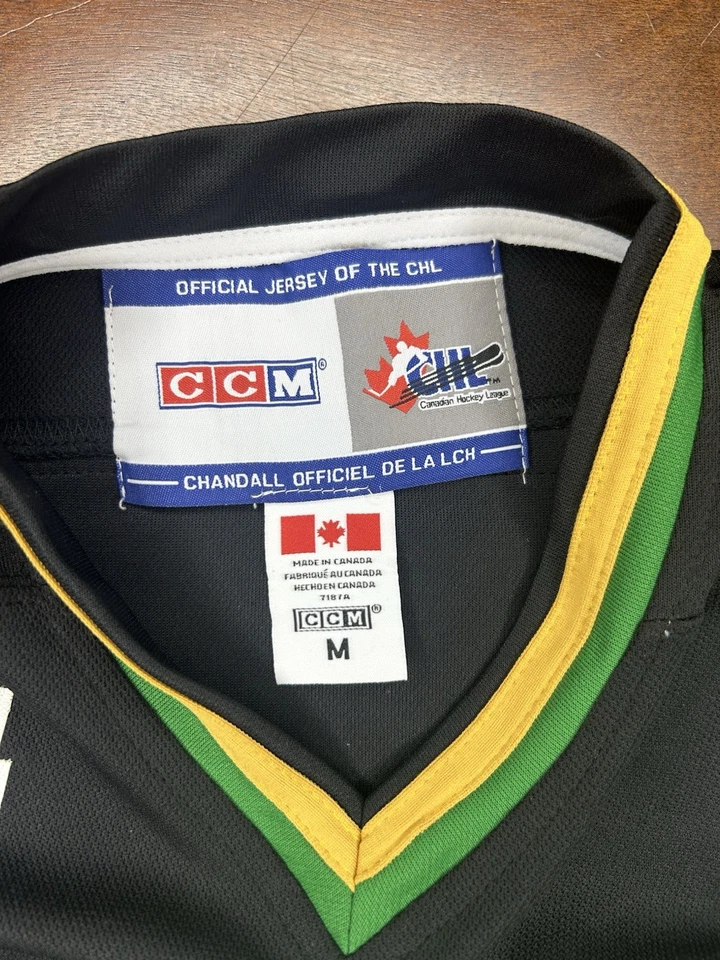 Camiseta deportiva Corey Perry London Knights CCM CHL Juniors Oilers 2003 talla mediana rara Foto 3 de 4