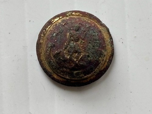 Dug Civil War Virginia Staff Cuff Size Coat Button