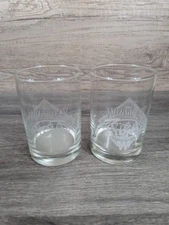 Wizard of Oz 50th Anniversary Glasses Set Of 2 1989 Whataburger Etched Design