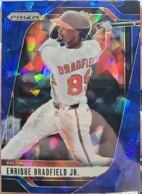 ENRIQUE BRADFIELD JR. 2025 PANINI PRIZM BASEBALL BLUE BALTIMORE 