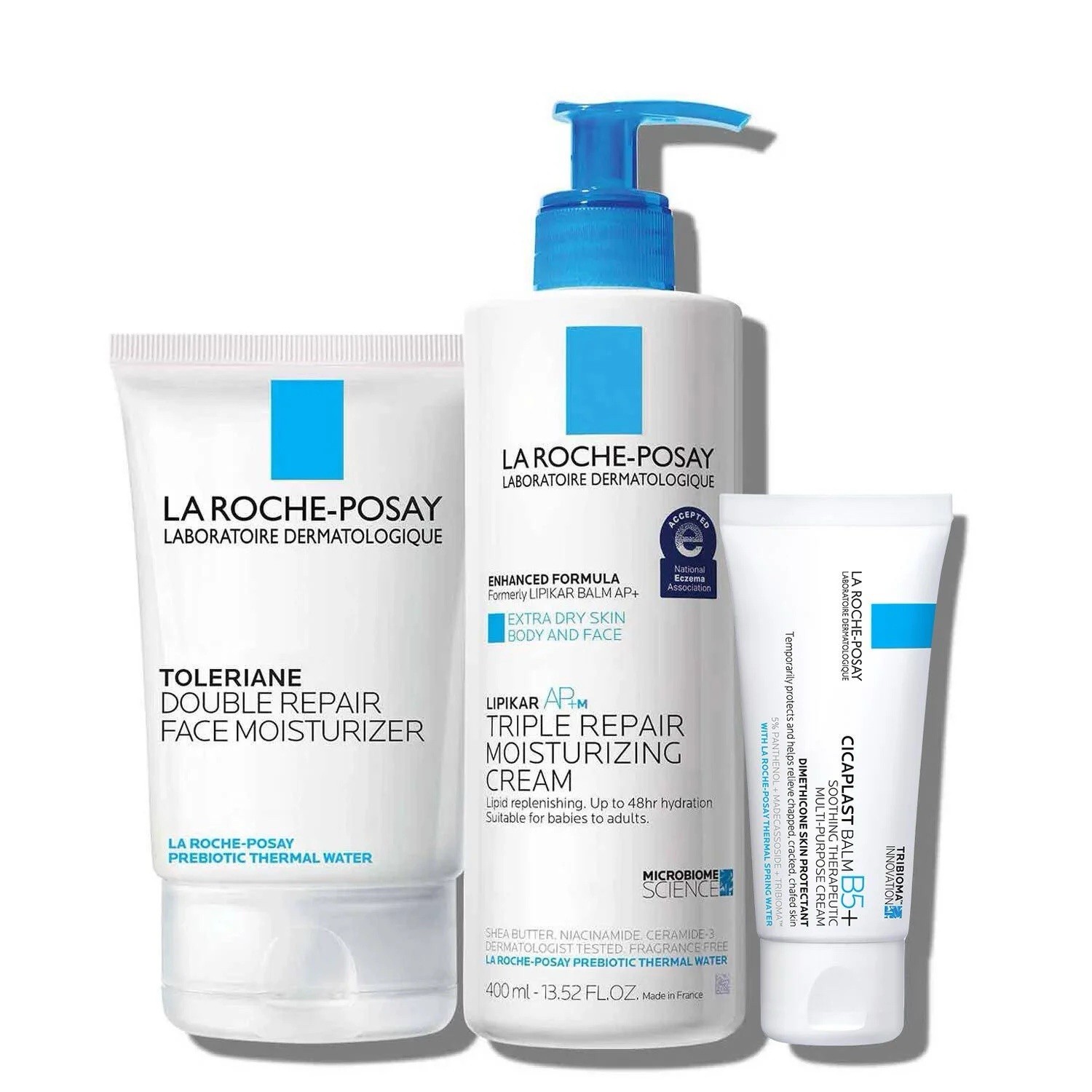 La Roche-Posay MOISTURIZING SKIN CARE ROUTINE TRAVEL SIZE SET FOR DRY SKIN