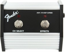 Fender 2-Button Footswitch: Channel Select/Effects On/Off with 1/4" Jack