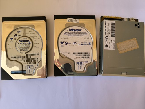 ⛁ x2 HDD IDE ATA Maxtor 40 GB + 💾 floppy drive - Imagen 3 de 6