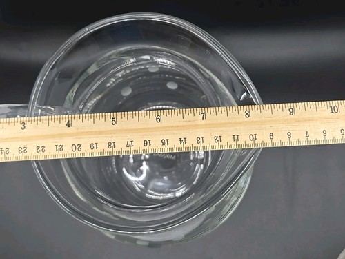 Mikasa Cheers rund - 3,25 Quart Krug klar mit geätzten weißen Tupfen - Bild 5 von 7