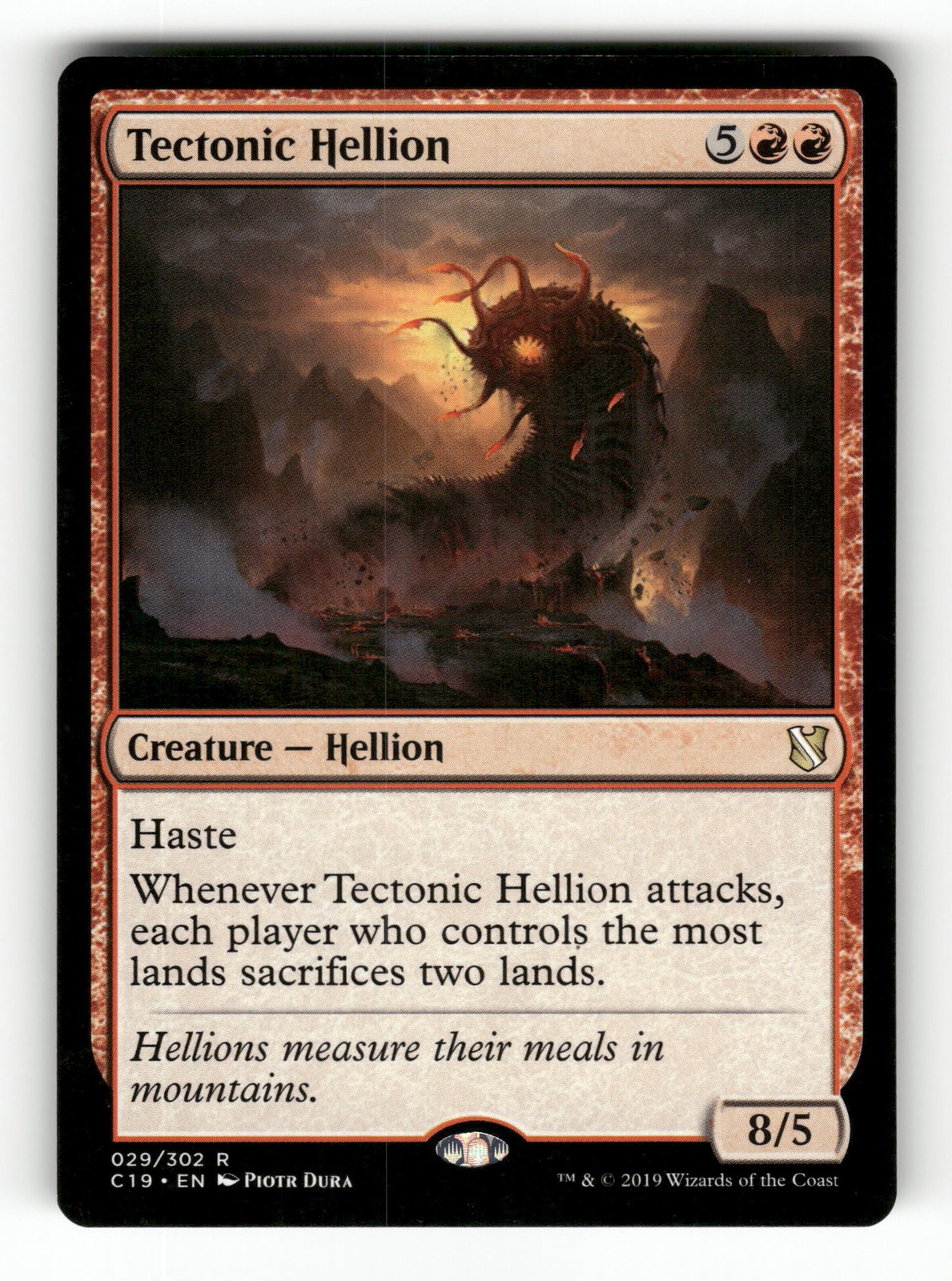 Tectonic Hellion [C19 - 29] NM - Magic