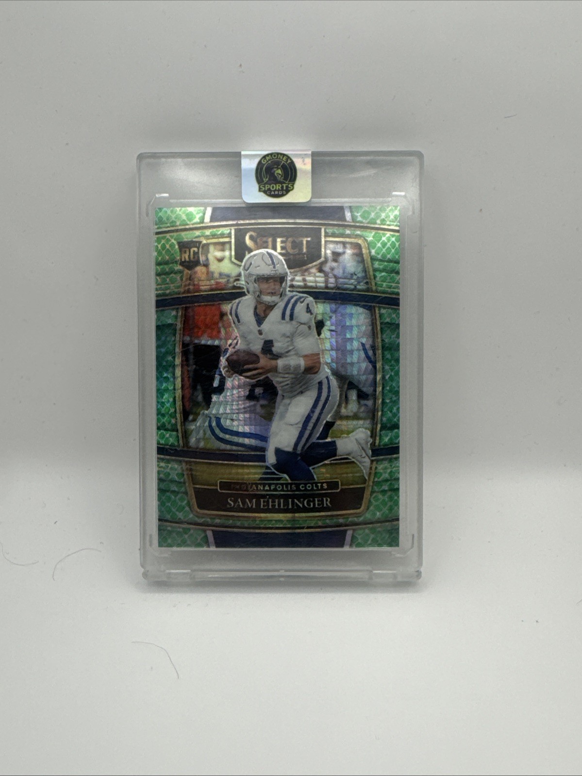 2021 Panini Select - Concourse Sam Ehlinger #98 Dragon Scale Prizm /89 (RC)