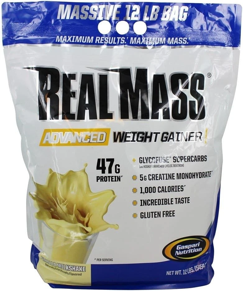 Gaspari Nutrition Real Mass: Advanced Weight Gainer, Protein and Complex Carb Bl Foto 2 de 4
